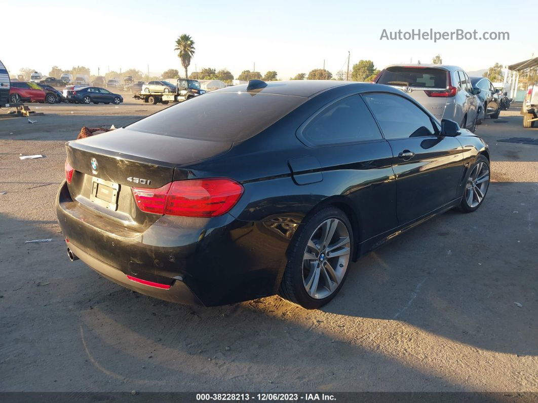 2017 Bmw 430i Black vin: WBA4R7C34HK896385