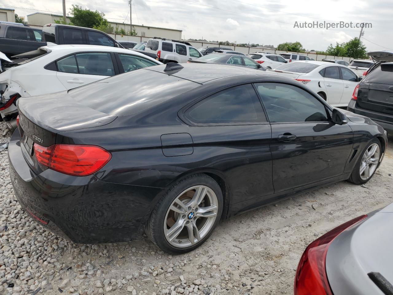 2017 Bmw 430i  Black vin: WBA4R7C3XHA078925