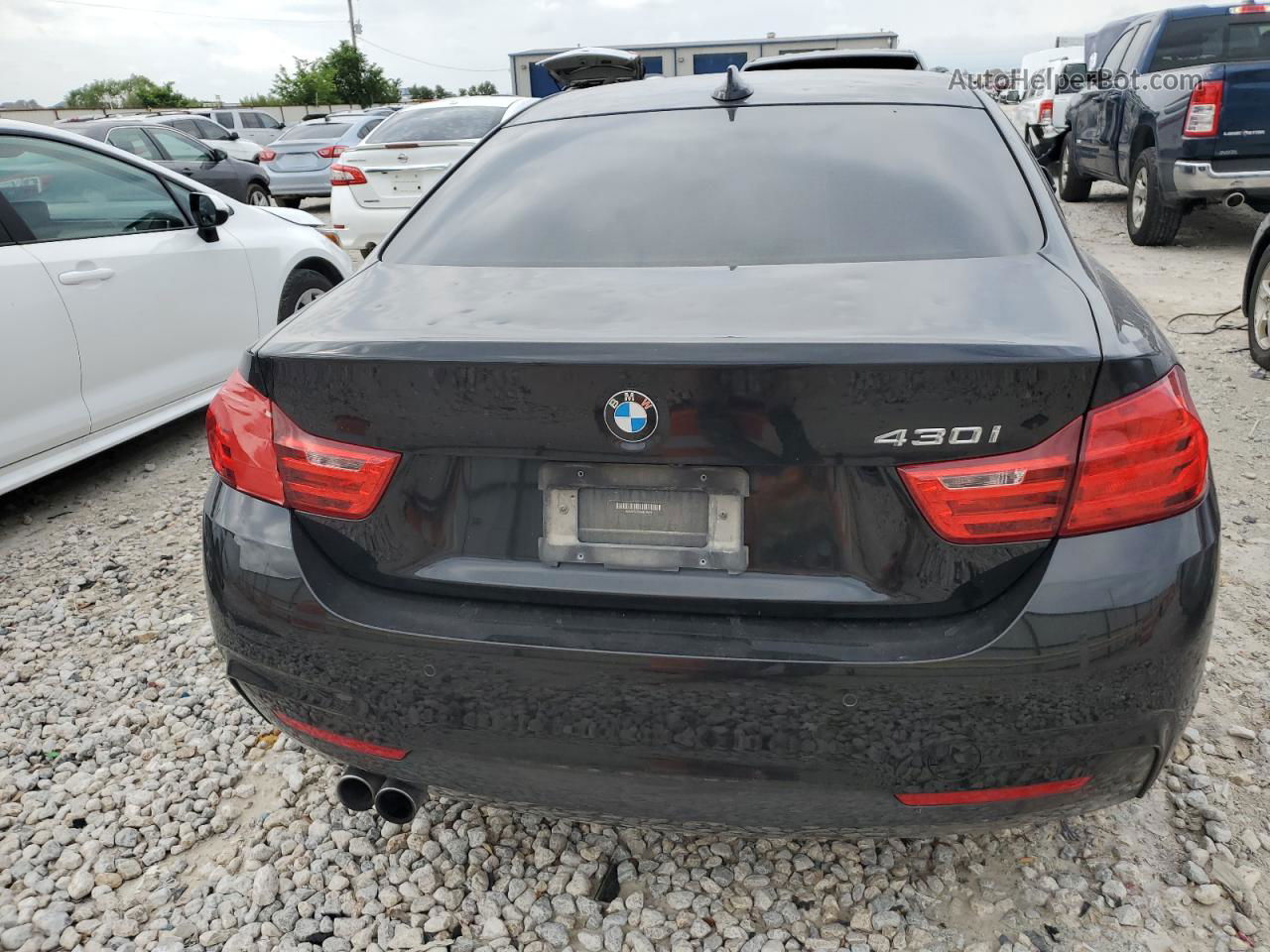 2017 Bmw 430i  Black vin: WBA4R7C3XHA078925