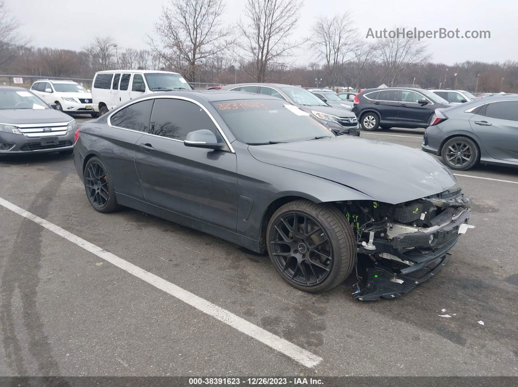 2017 Bmw 430i   Gray vin: WBA4R7C3XHK896150