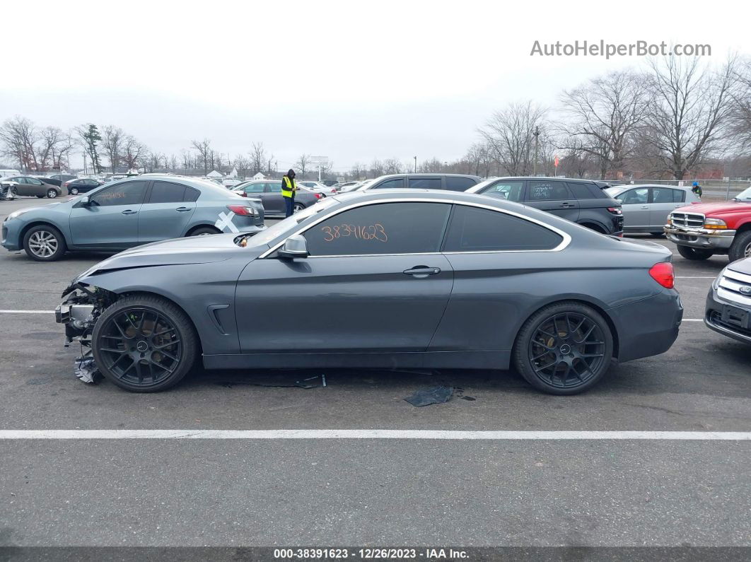 2017 Bmw 430i   Gray vin: WBA4R7C3XHK896150