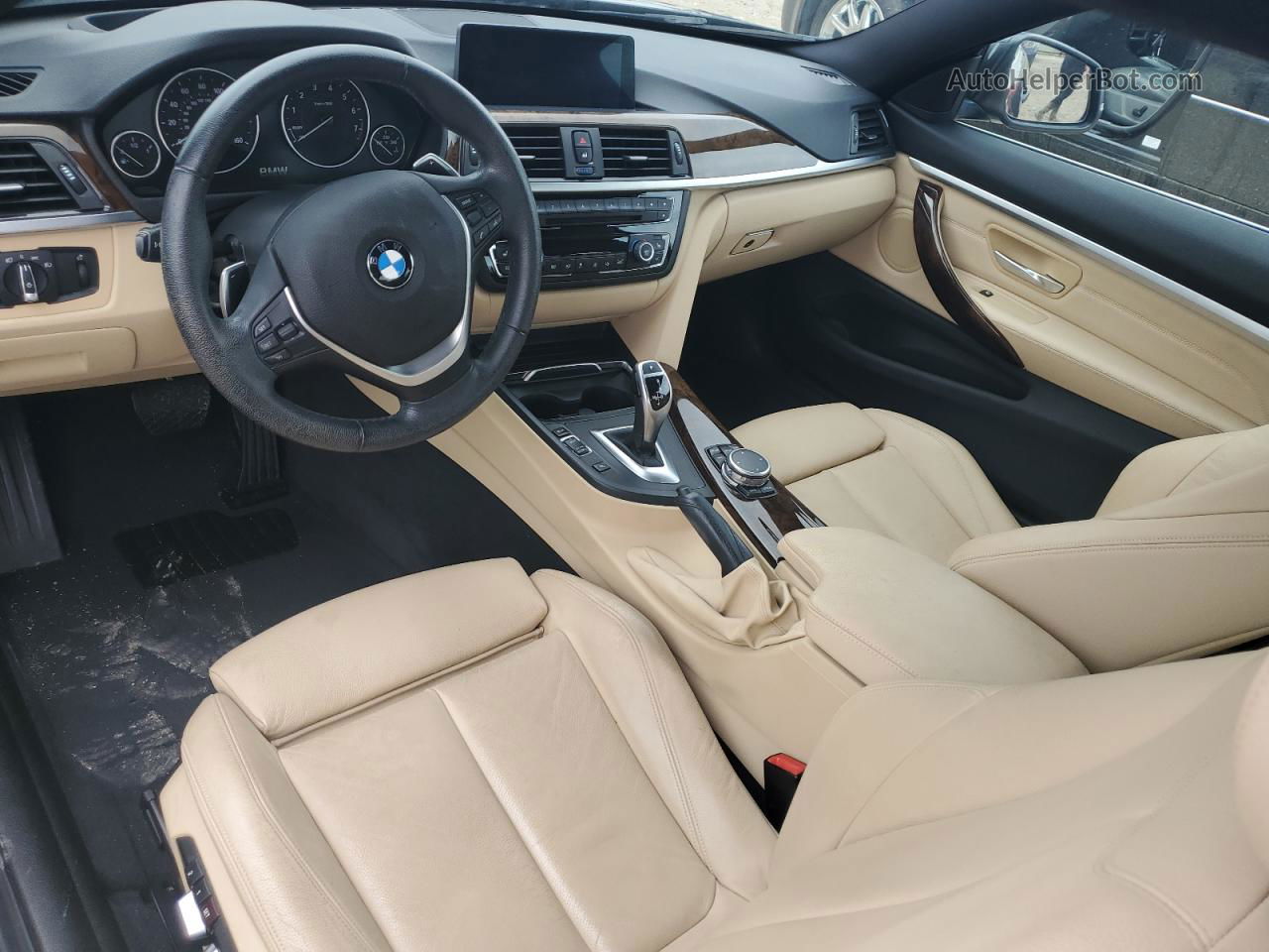 2017 Bmw 430i  Синий vin: WBA4R7C52HK895575