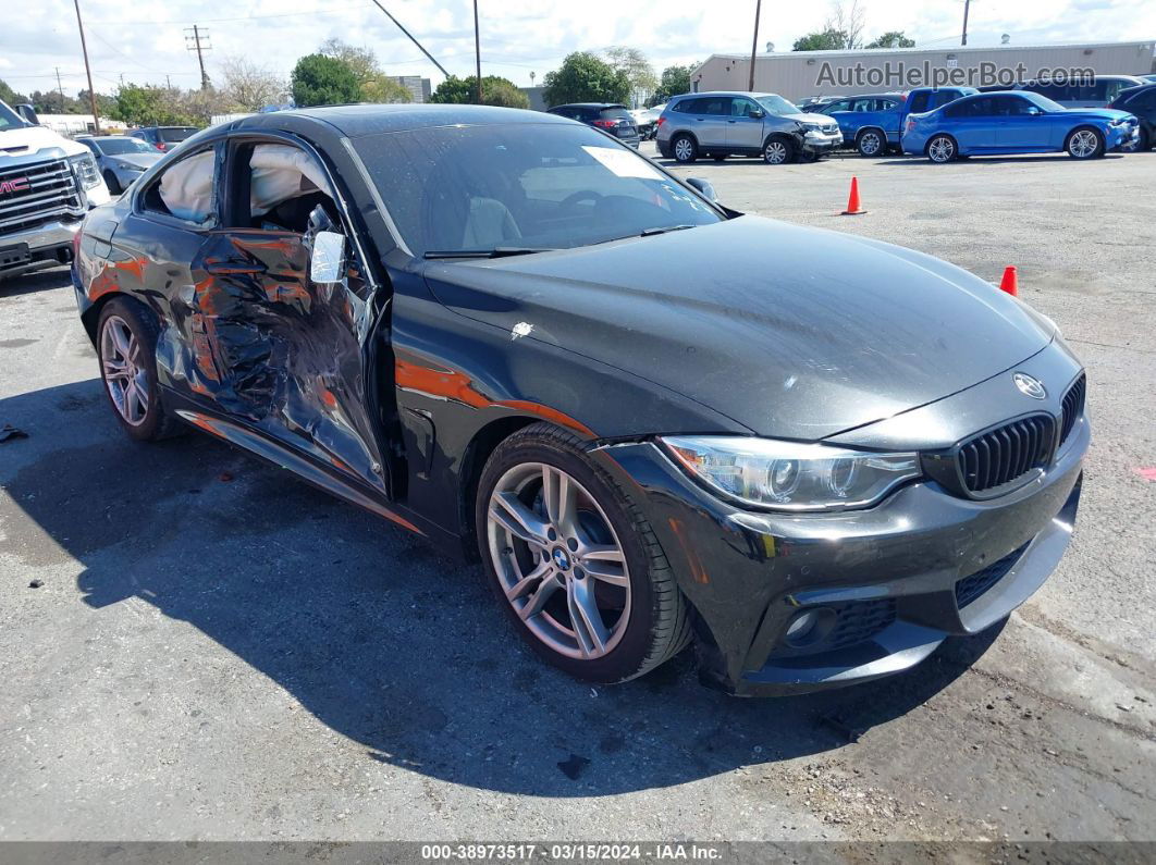 2017 Bmw 430i   Black vin: WBA4R7C53HK895875