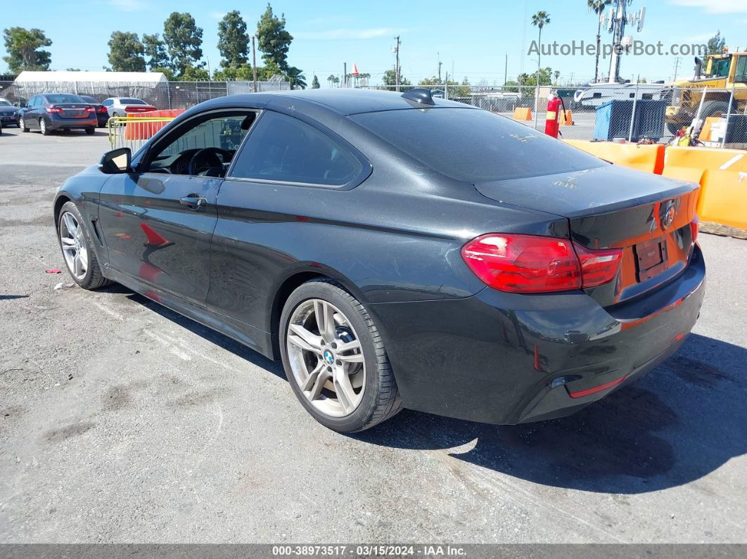 2017 Bmw 430i   Black vin: WBA4R7C53HK895875