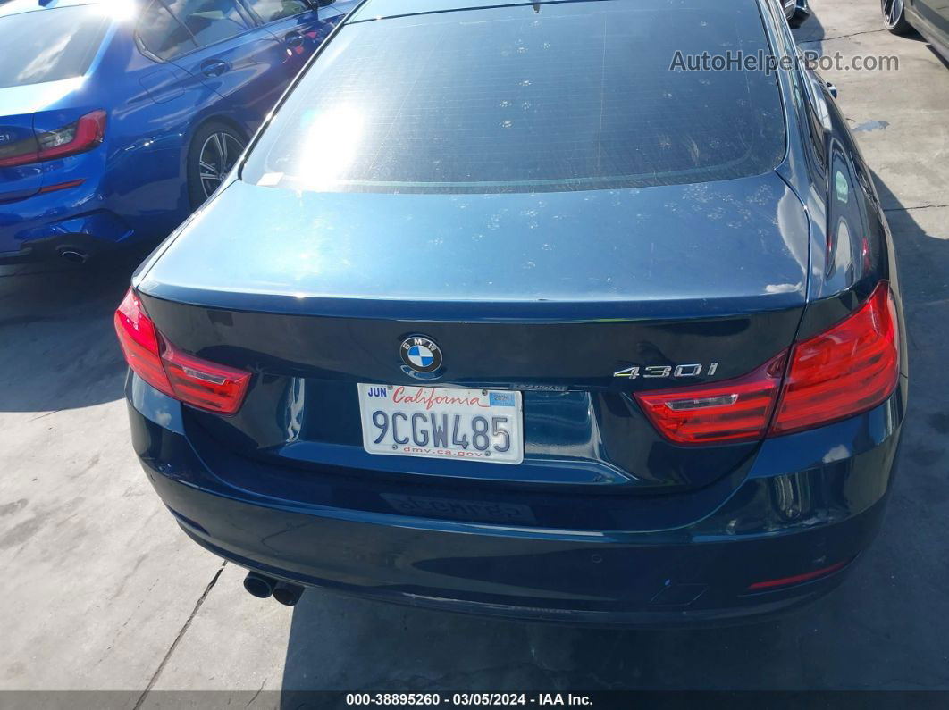 2017 Bmw 430i   Blue vin: WBA4R7C54HK895559