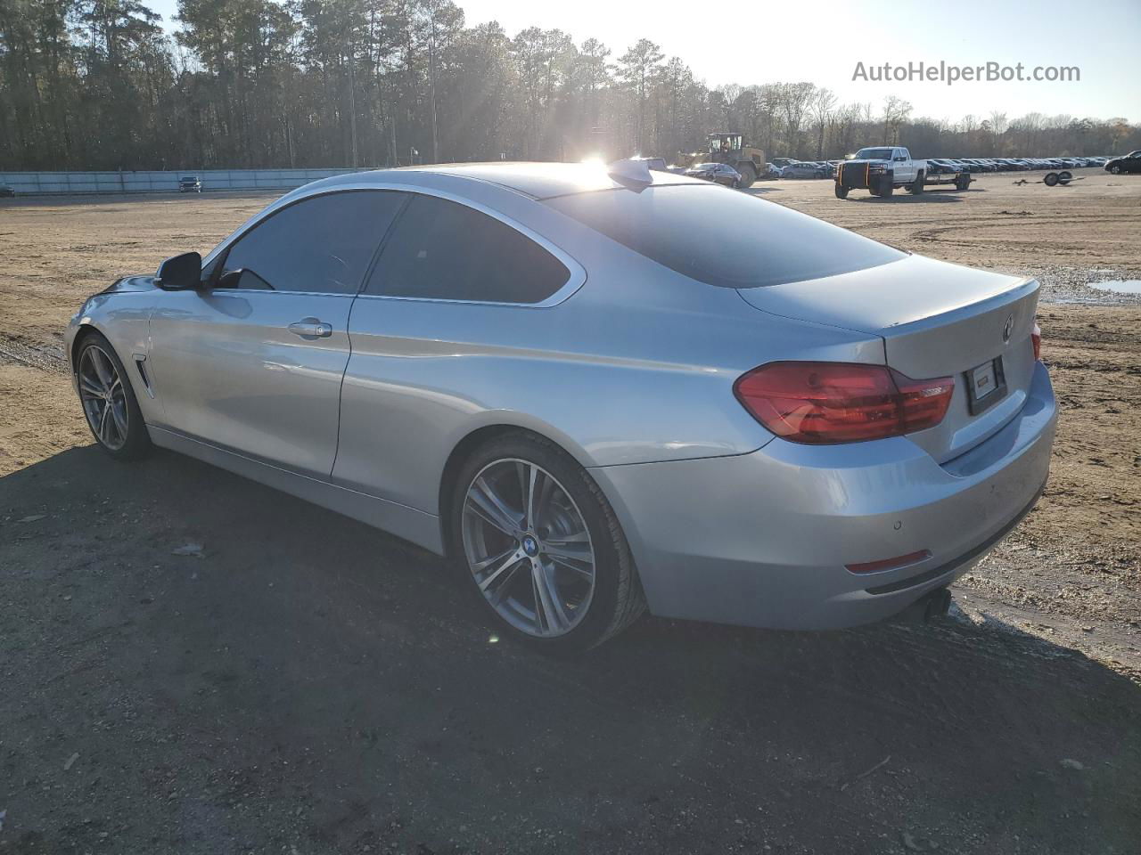 2017 Bmw 430i  Silver vin: WBA4R7C56HK679602