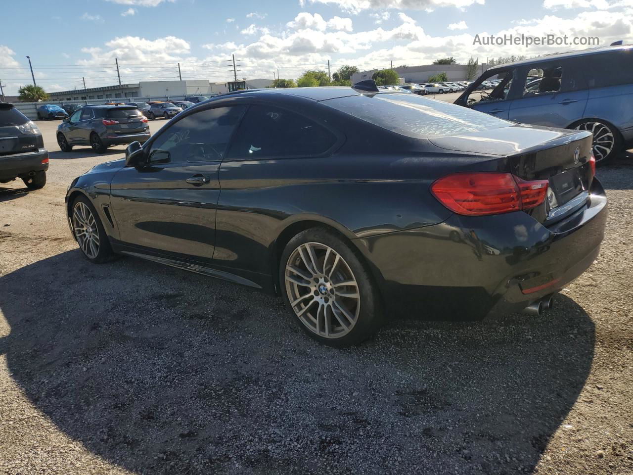 2017 Bmw 430i  Black vin: WBA4R7C58HK679519