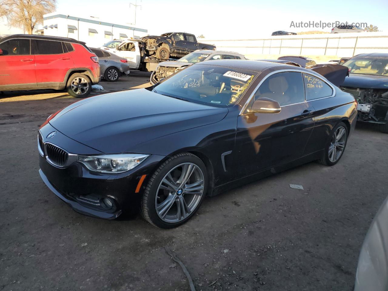 2017 Bmw 430i  Brown vin: WBA4R7C58HK895886