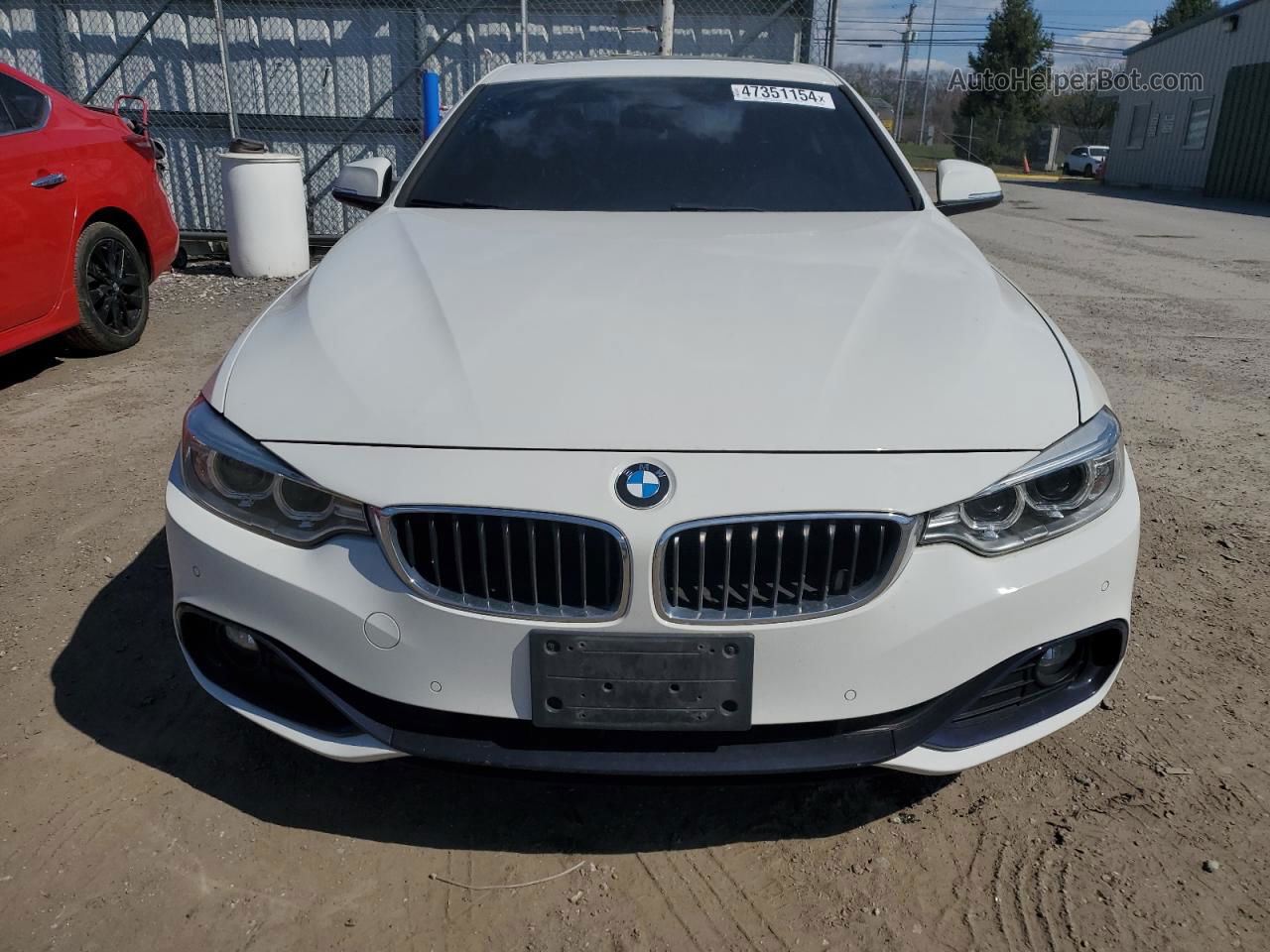 2017 Bmw 430xi  Белый vin: WBA4R9C31HK878938