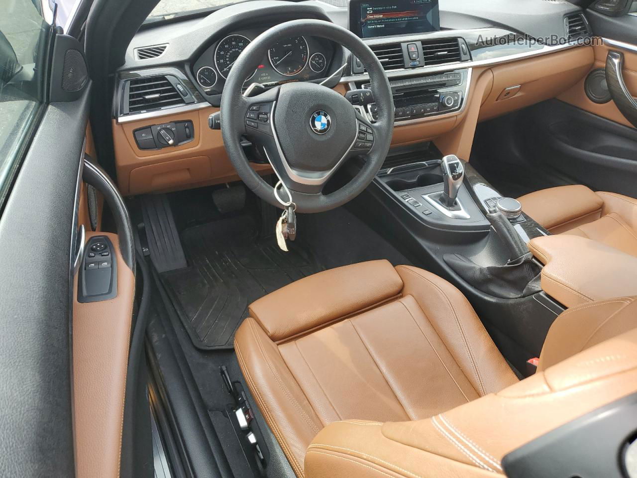 2017 Bmw 430xi  Синий vin: WBA4R9C32HK878768