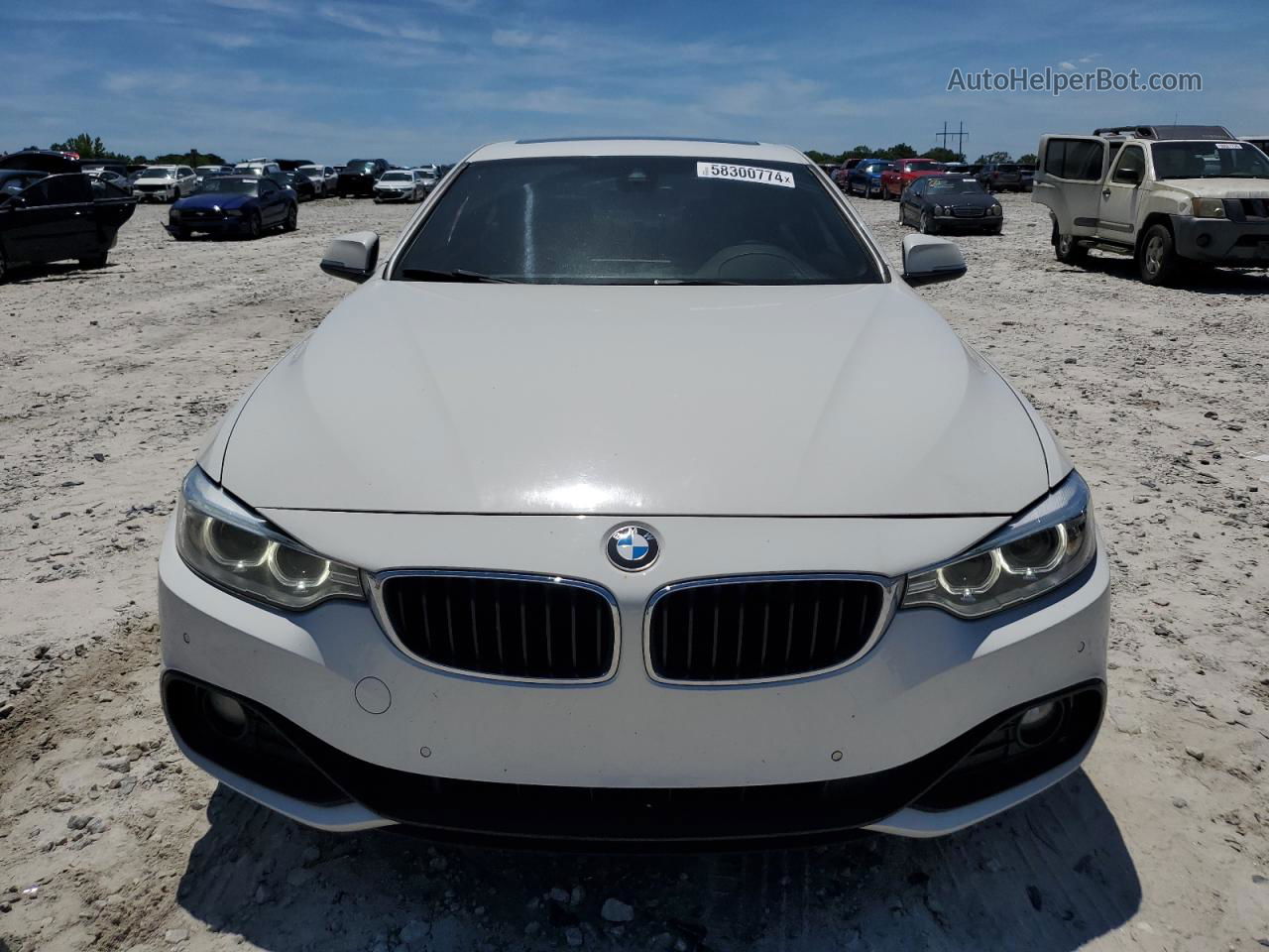 2017 Bmw 430xi  White vin: WBA4R9C3XHK878808