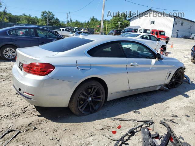 2017 Bmw 430xi  Silver vin: WBA4R9C50HK878480