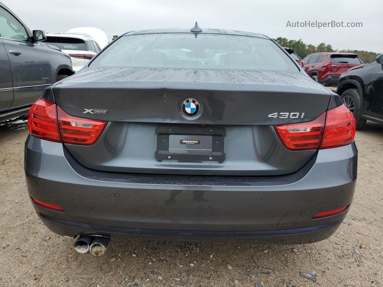 2017 Bmw 430xi  Gray vin: WBA4R9C53HK878618