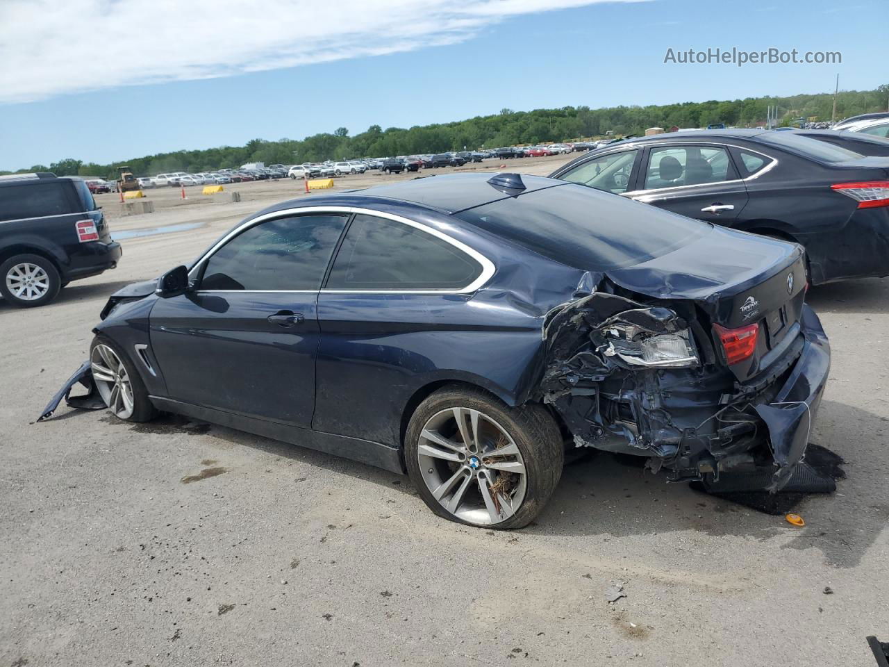 2017 Bmw 430xi  Blue vin: WBA4R9C56HK878127