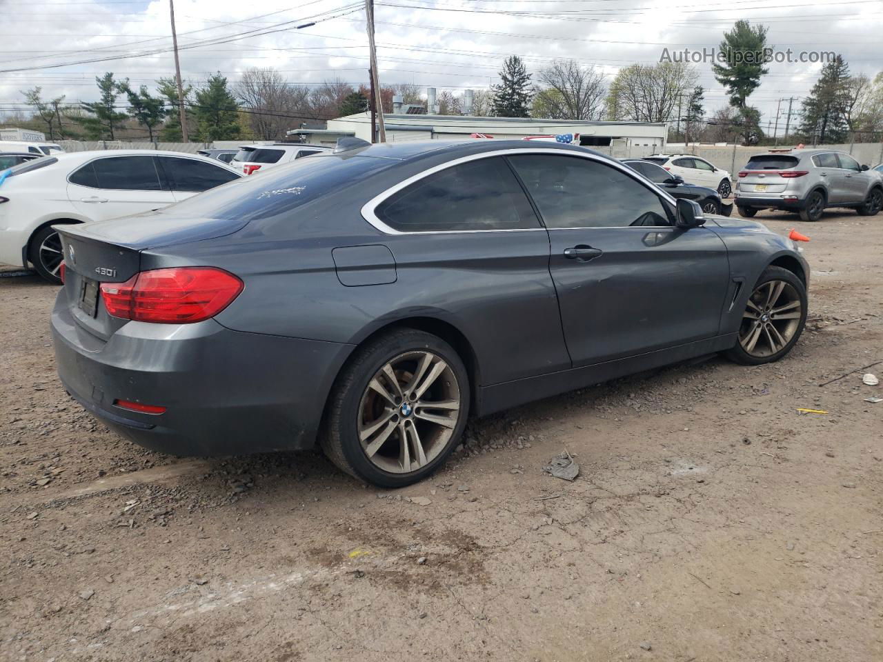 2017 Bmw 430xi  Gray vin: WBA4R9C58HK680858