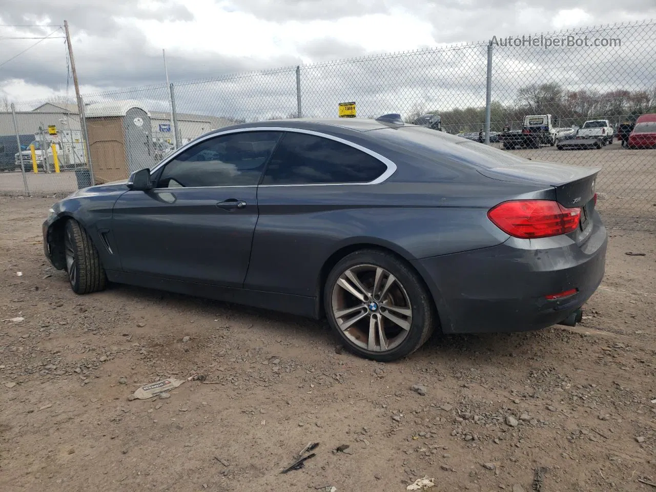 2017 Bmw 430xi  Gray vin: WBA4R9C58HK680858