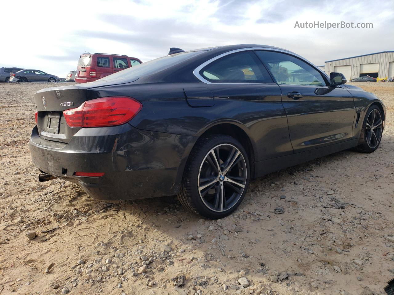 2017 Bmw 430xi  Черный vin: WBA4R9C58HK680990