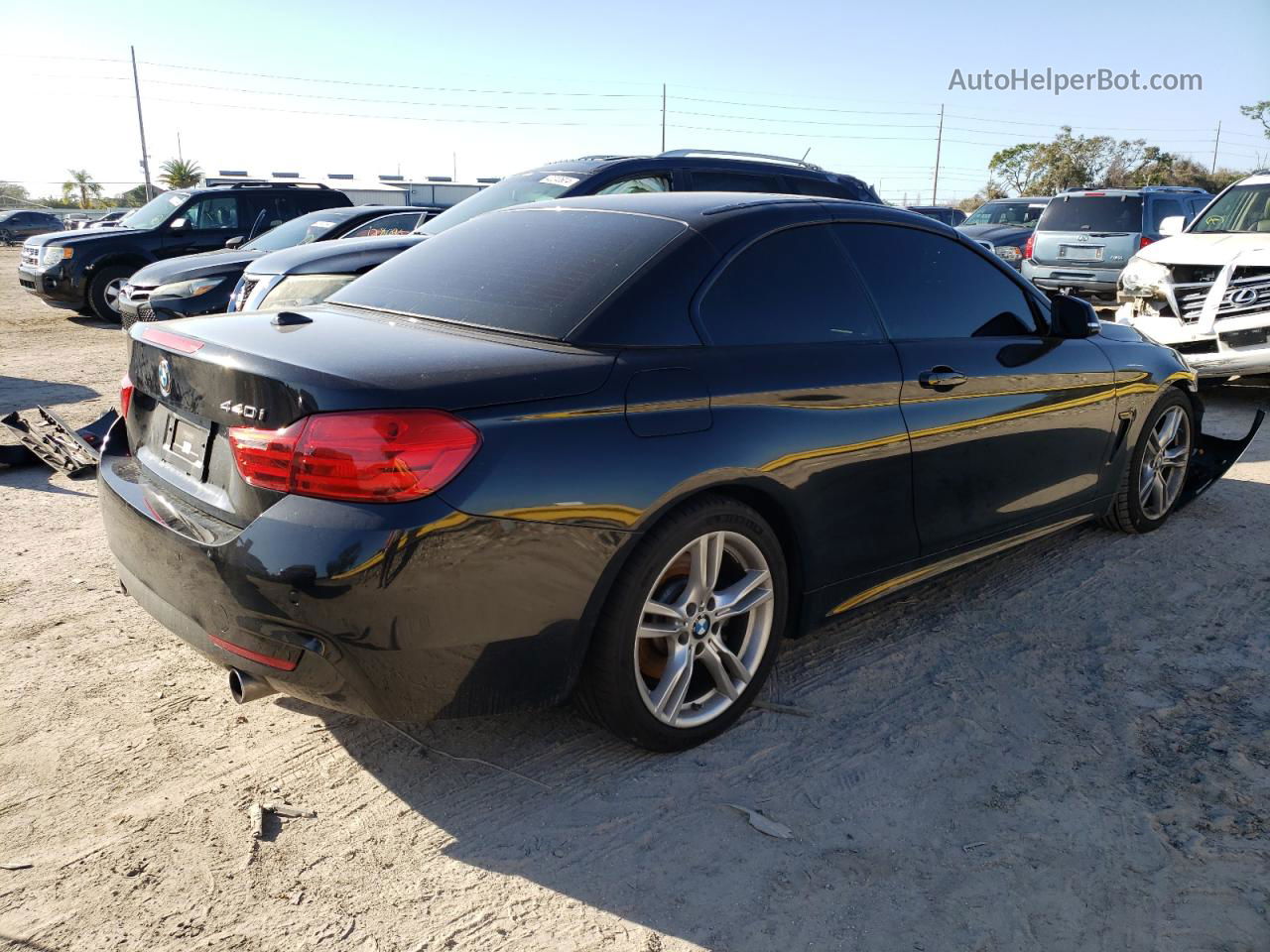 2017 Bmw 440i  Black vin: WBA4T9C50H5A14757