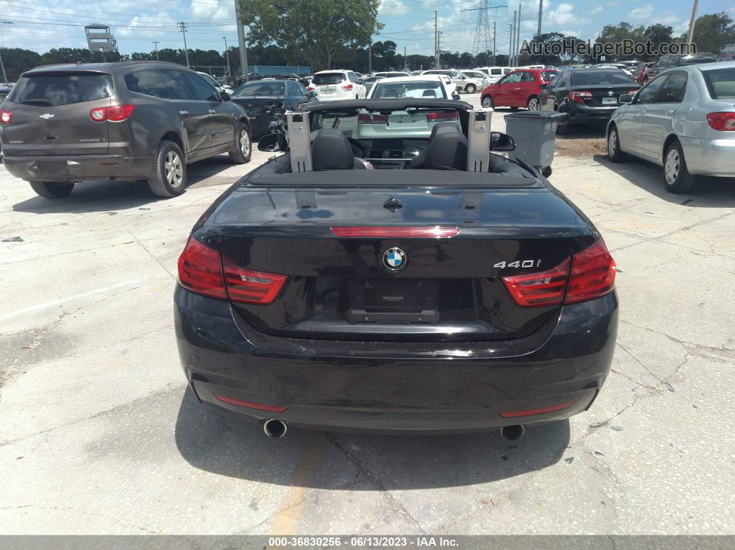 2017 Bmw 440i Black vin: WBA4T9C50H5A14998