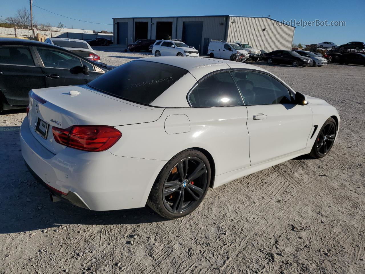 2017 Bmw 440i  White vin: WBA4T9C58H5A14960