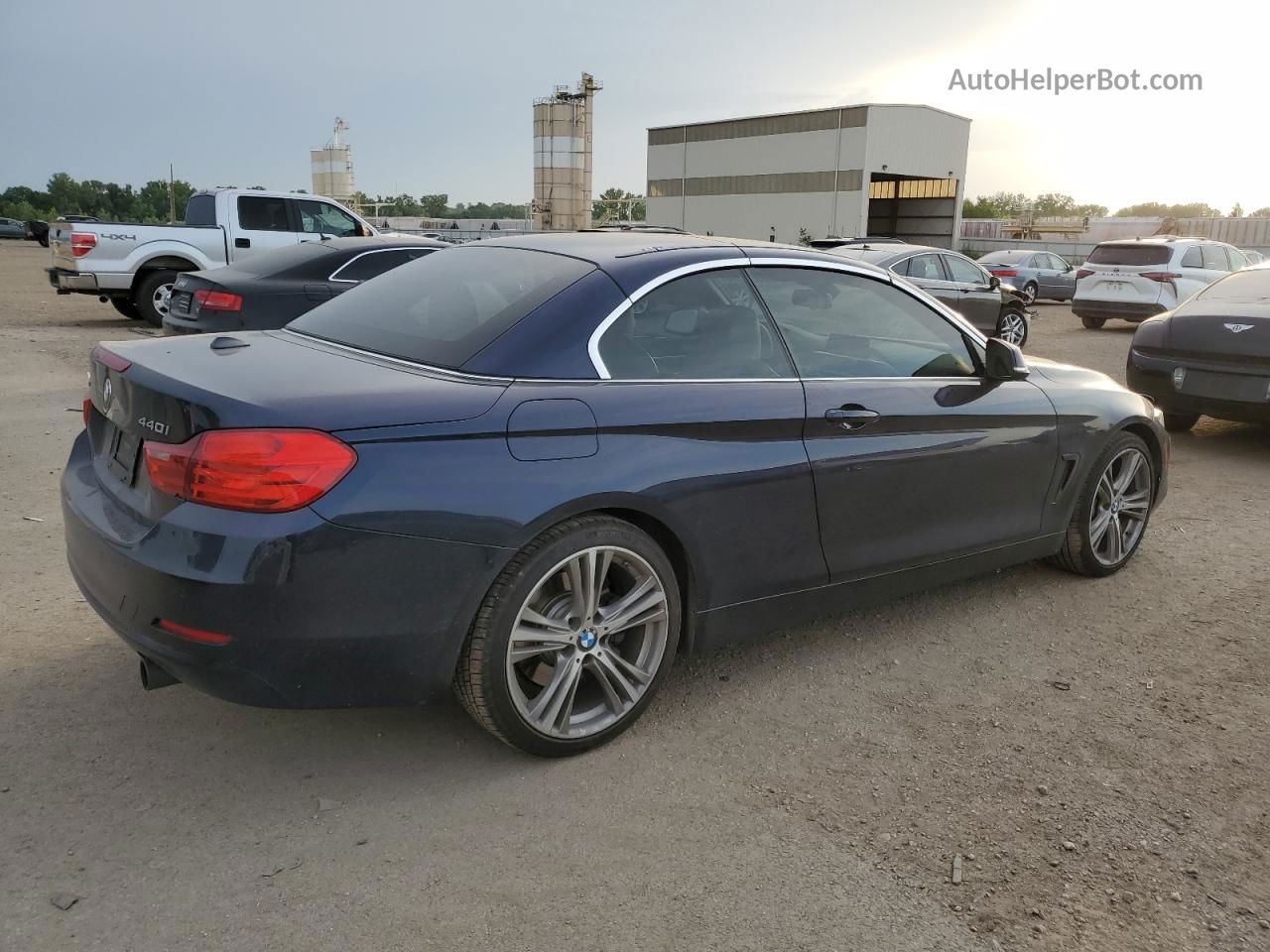 2017 Bmw 440xi  Синий vin: WBA4U1C53H5A15707