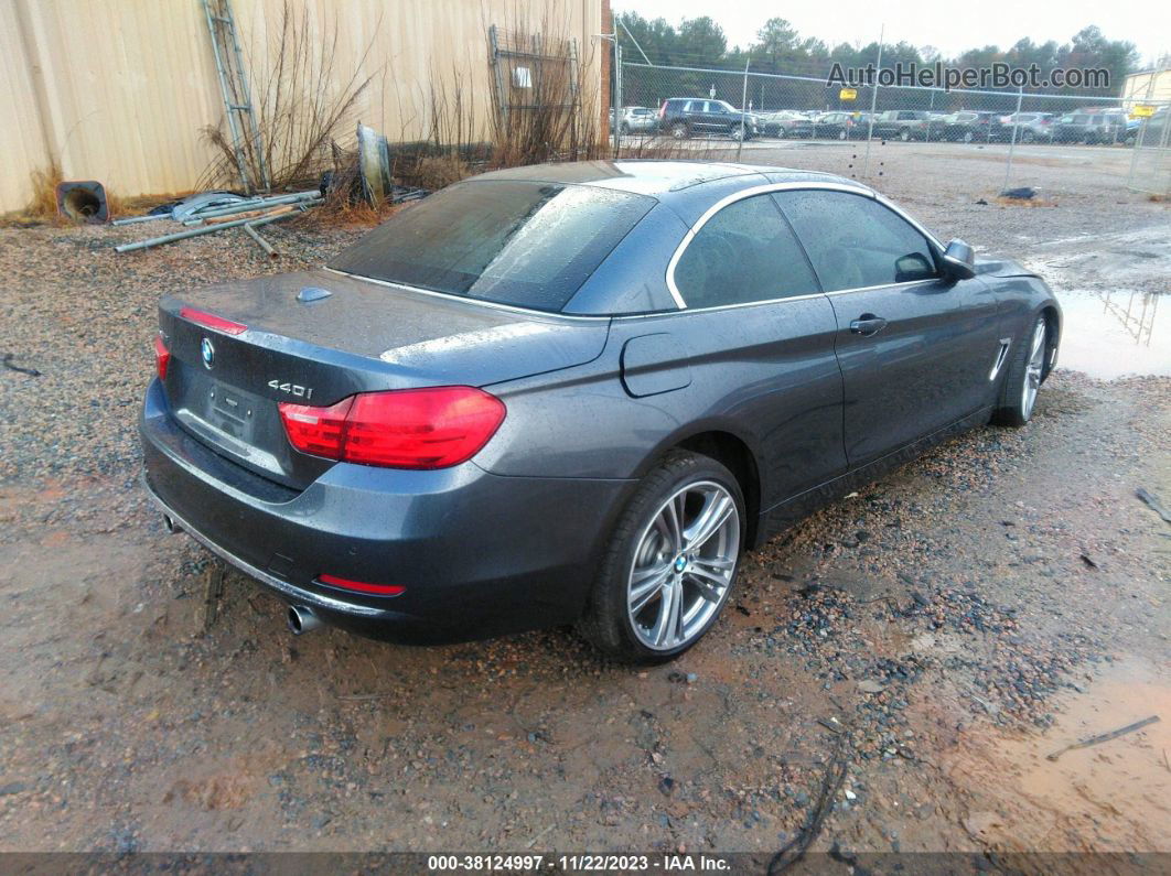 2017 Bmw 440i Xdrive Gray vin: WBA4U1C58H5A15945