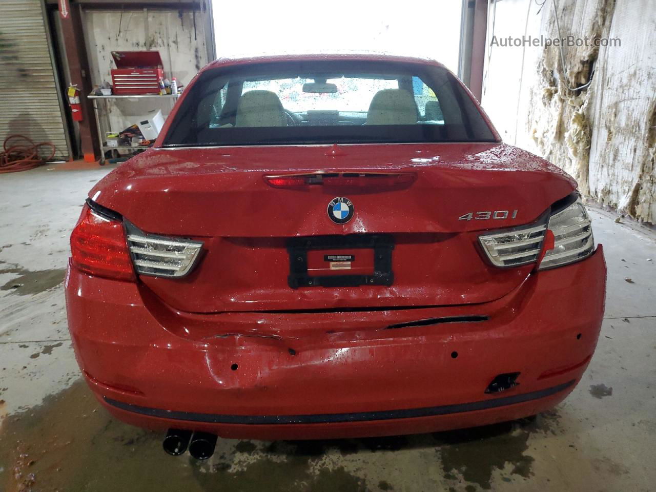 2017 Bmw 430i  Red vin: WBA4U7C31H5H19860