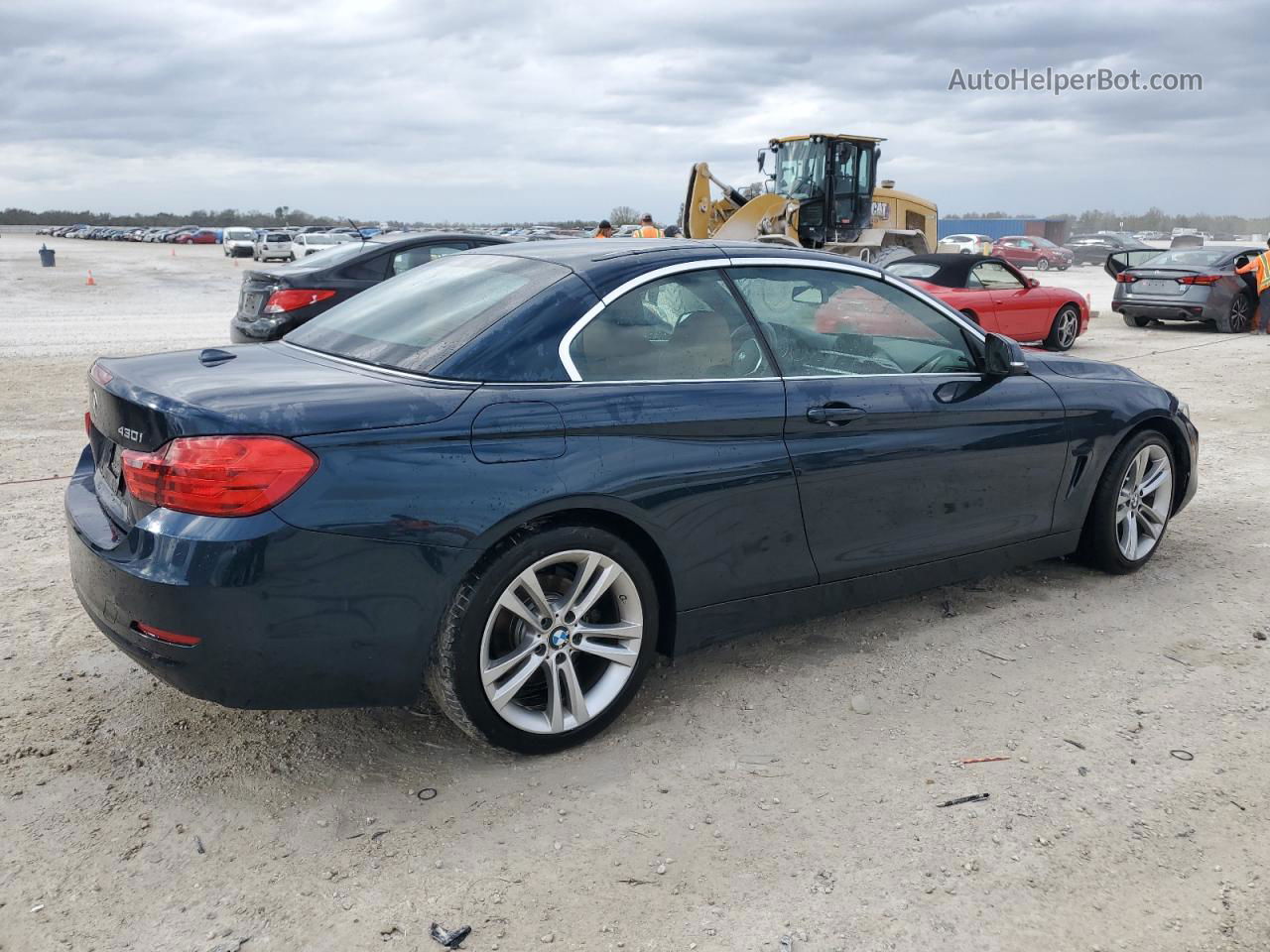 2017 Bmw 430i  Черный vin: WBA4U7C36H5J55104