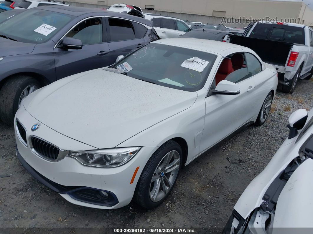 2017 Bmw 430i   White vin: WBA4U7C39H5H19931