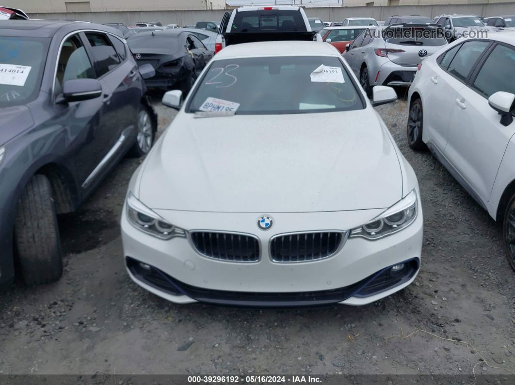 2017 Bmw 430i   White vin: WBA4U7C39H5H19931