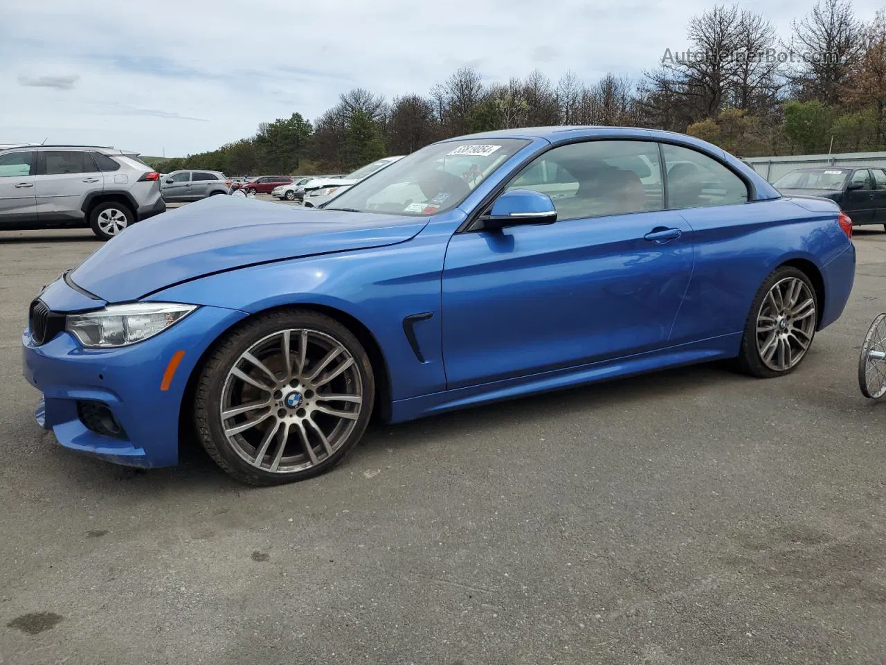 2017 Bmw 430i  Blue vin: WBA4U7C50H5D43332