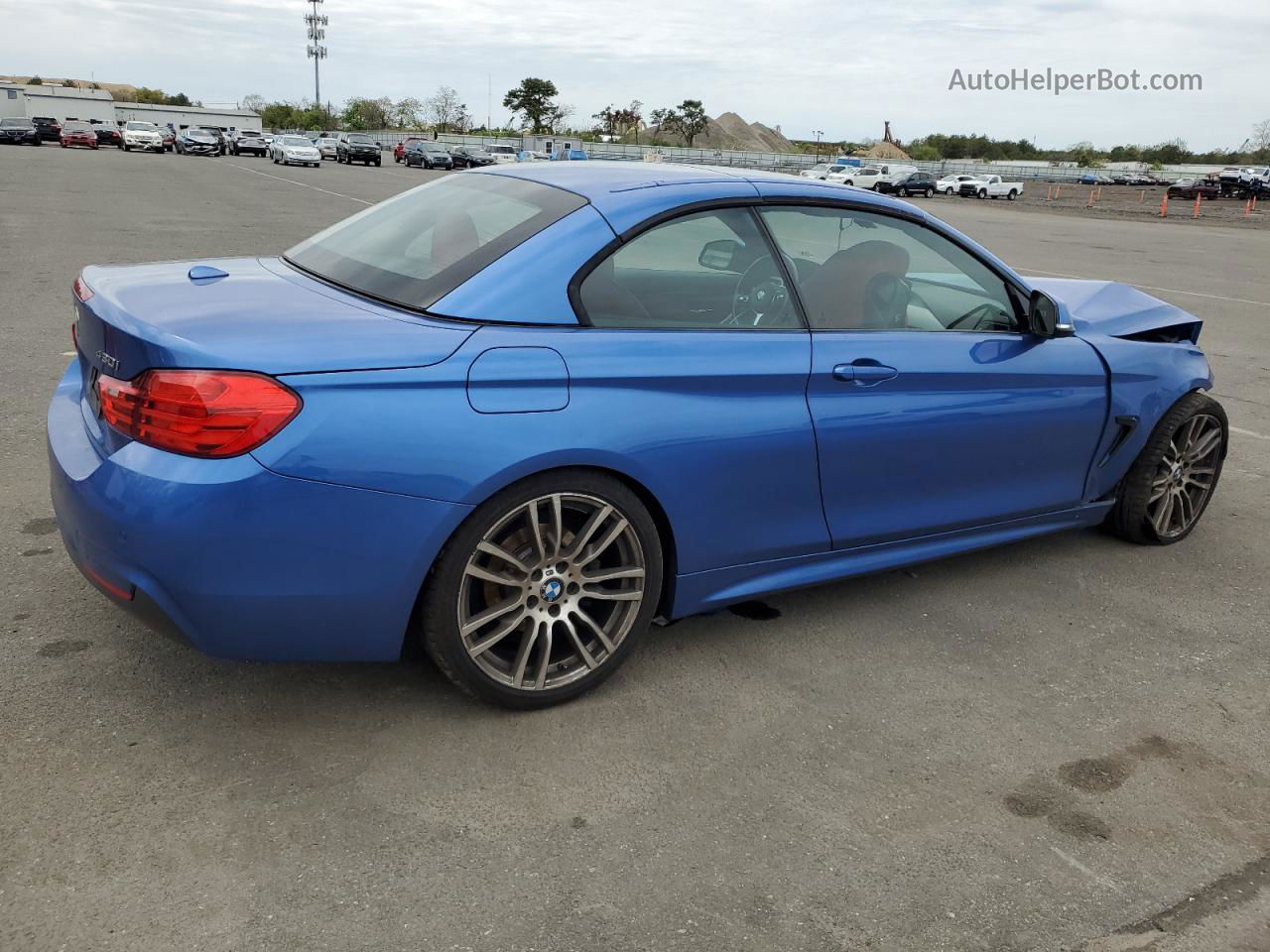 2017 Bmw 430i  Blue vin: WBA4U7C50H5D43332