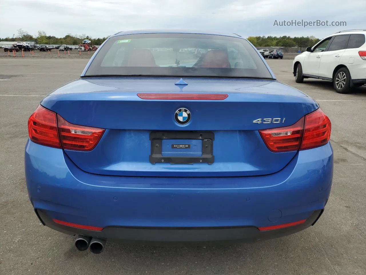 2017 Bmw 430i  Blue vin: WBA4U7C50H5D43332