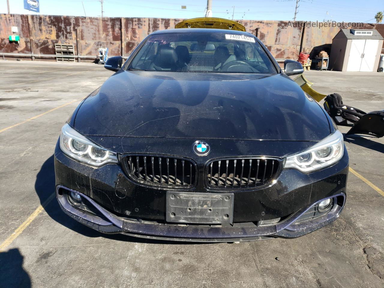 2017 Bmw 430i  Black vin: WBA4U7C51H5D42724