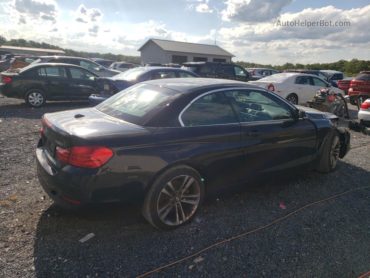 2017 Bmw 430i  Black vin: WBA4U7C53H5H19389