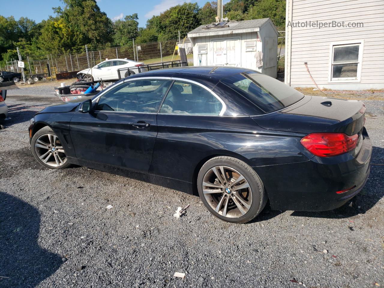 2017 Bmw 430i  Black vin: WBA4U7C53H5H19389