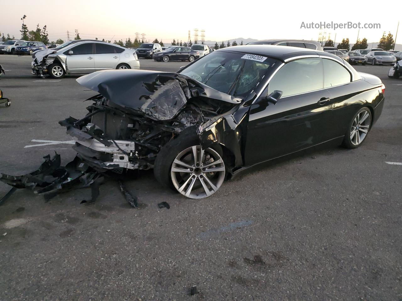 2017 Bmw 430i  Black vin: WBA4U7C55H5D42905