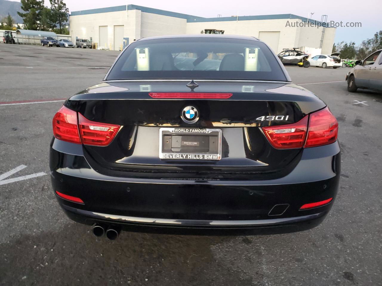 2017 Bmw 430i  Black vin: WBA4U7C55H5D42905