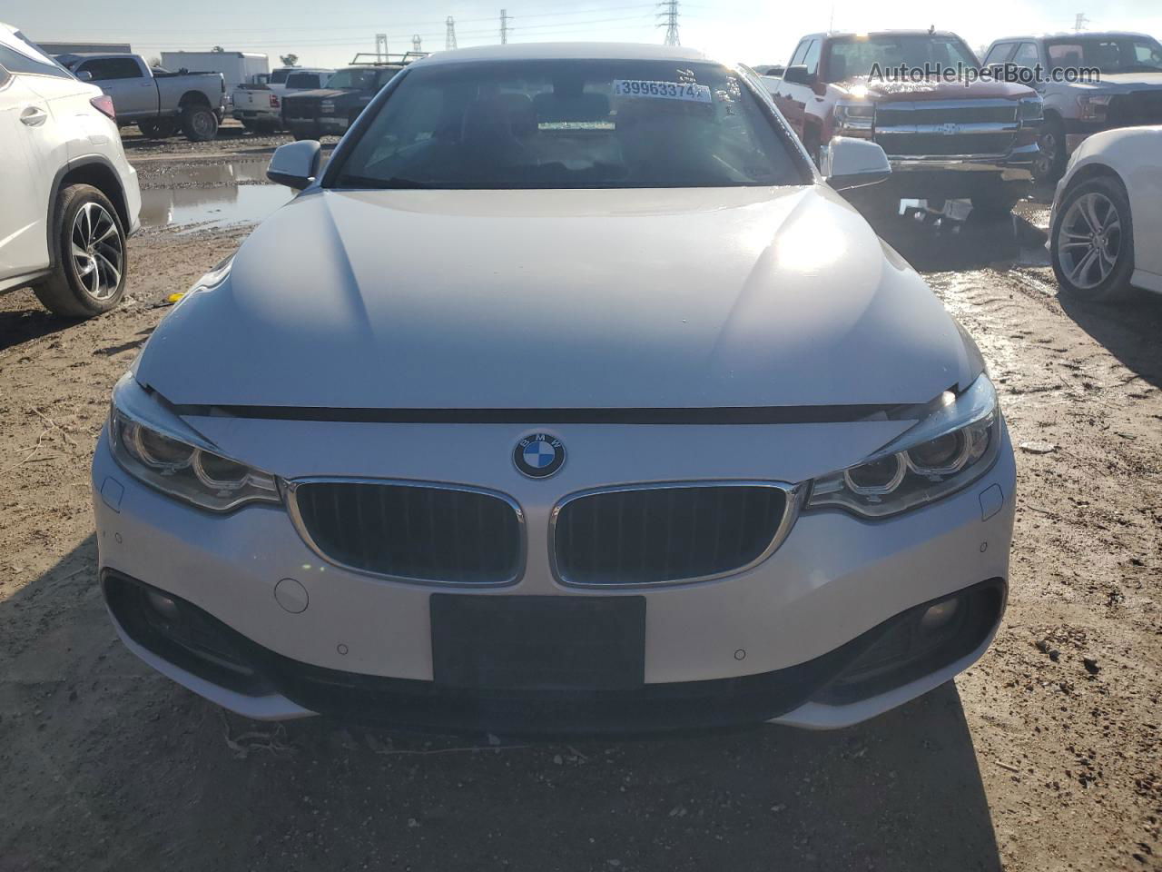 2017 Bmw 430xi  White vin: WBA4U9C34H5H64223