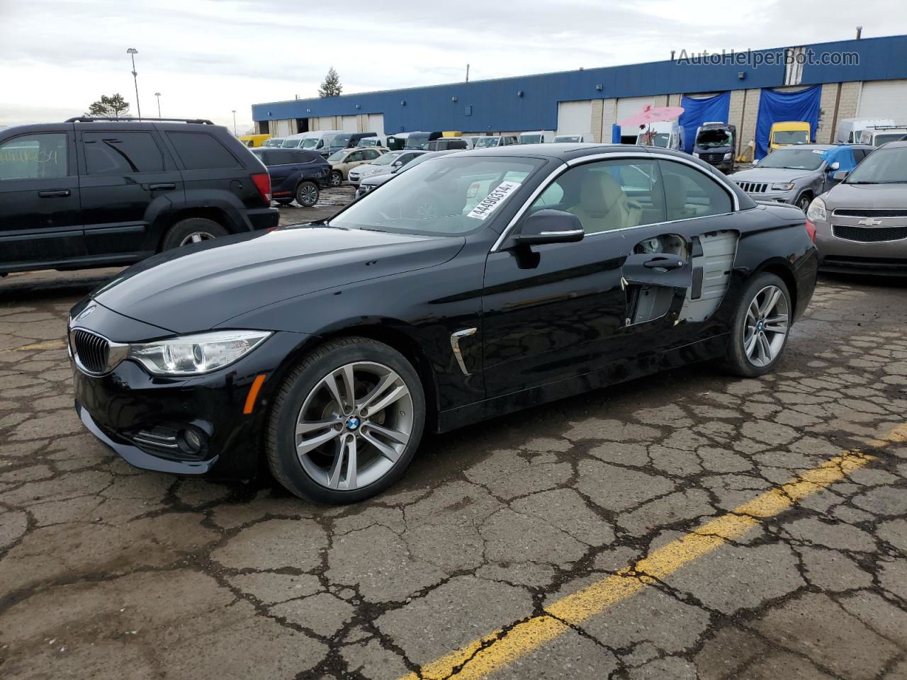 2017 Bmw 430xi  Black vin: WBA4U9C38H5H64127