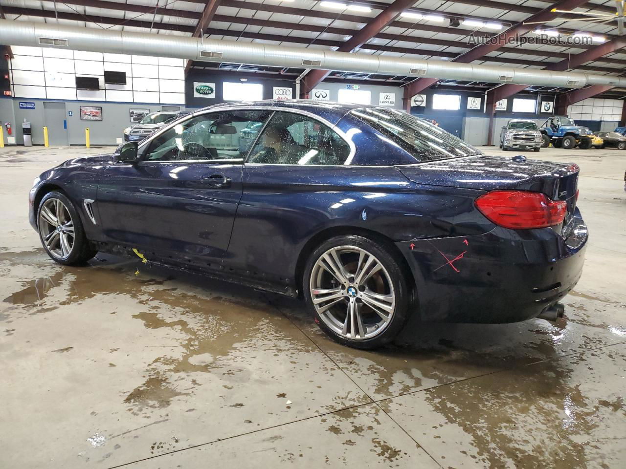 2017 Bmw 430xi Синий vin: WBA4U9C51H5D43920