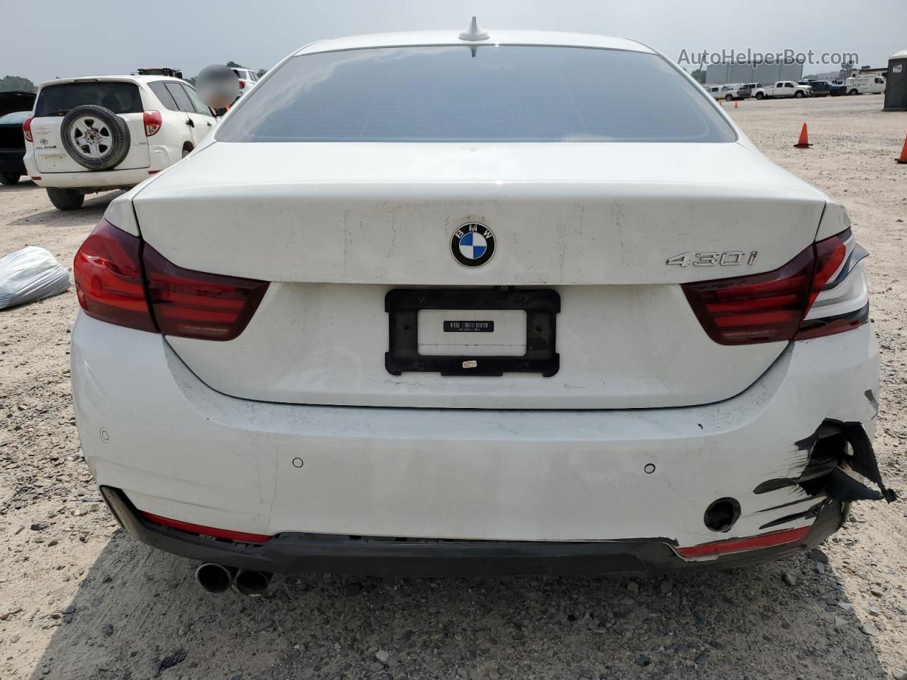 2020 Bmw 430i  White vin: WBA4W3C00LFH38914