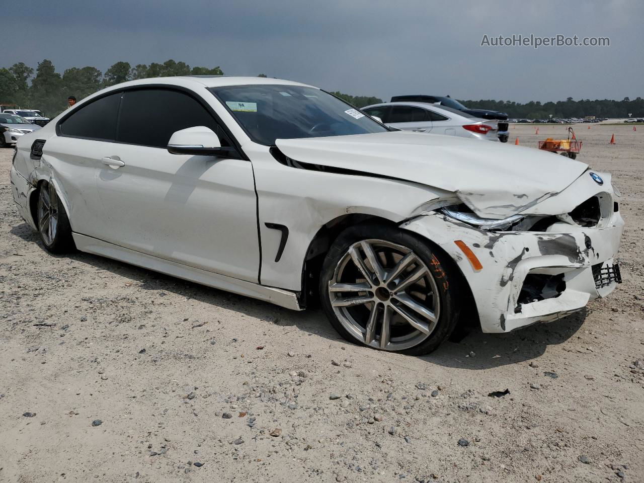 2020 Bmw 430i  Белый vin: WBA4W3C00LFH38914