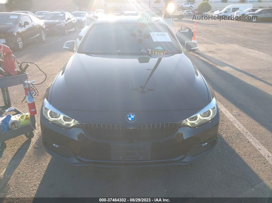 2020 Bmw 4 Series 430i Black vin: WBA4W3C06LFH15749