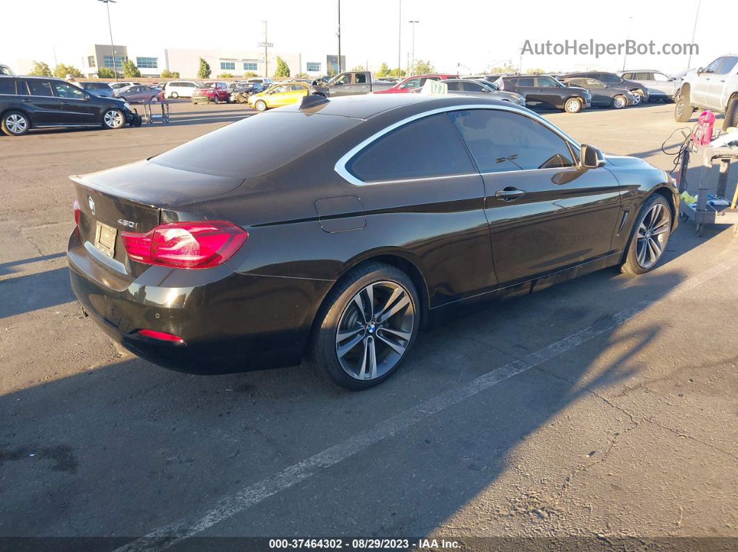 2020 Bmw 4 Series 430i Black vin: WBA4W3C06LFH15749