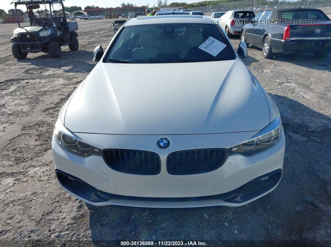 2020 Bmw 4 Series 430i White vin: WBA4W3C06LFJ79821