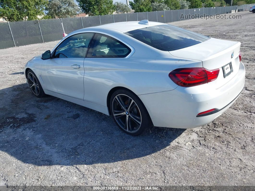 2020 Bmw 4 Series 430i White vin: WBA4W3C06LFJ79821