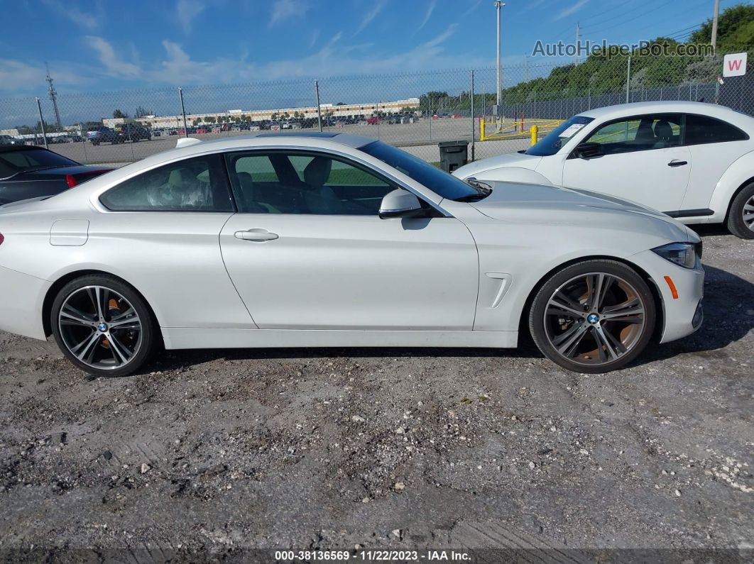 2020 Bmw 4 Series 430i White vin: WBA4W3C06LFJ79821