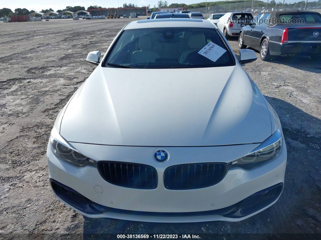 2020 Bmw 4 Series 430i White vin: WBA4W3C06LFJ79821