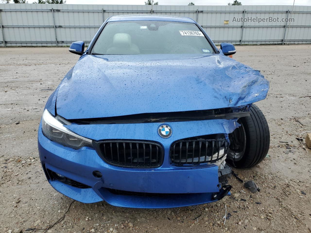 2020 Bmw 430i  Blue vin: WBA4W3C08LFJ39479